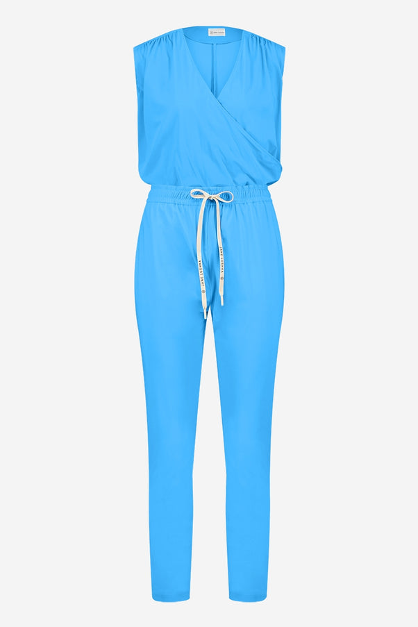 David Jumpsuit Technical Jersey | Light Blue