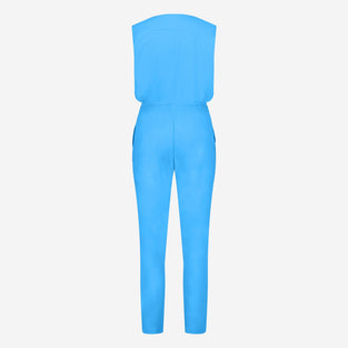 David Jumpsuit Technical Jersey | Light Blue