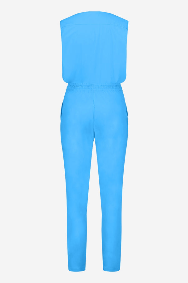 David Jumpsuit Technical Jersey | Light Blue