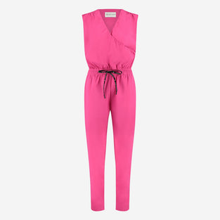 David Jumpsuit Technical Jersey | Cyclamen