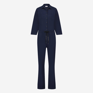 Mico Jumpsuit Technical Jersey | Indigo