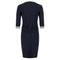 Leah Zipper and Stripes Dress | Blue