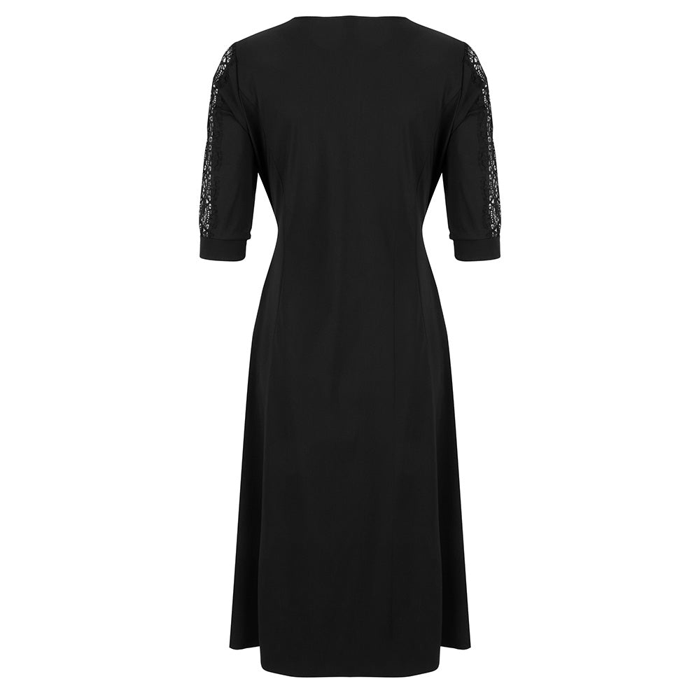 Kyra Wrap Dress | Black