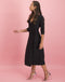 Kyra Wrap Dress | Black