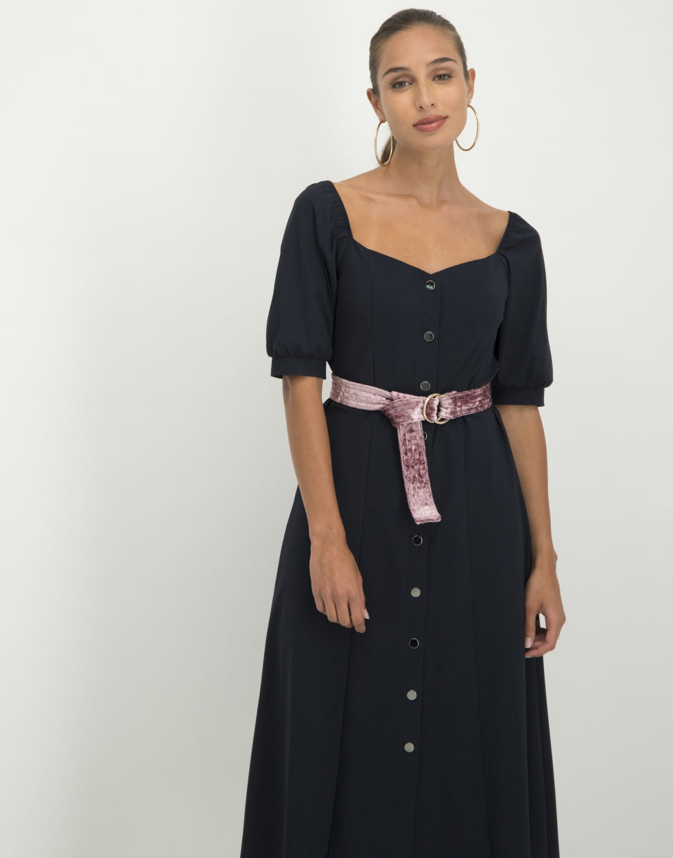 Sara Midi Dress | Blue