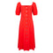 Sara Midi Dress | Red
