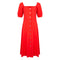 Sara Midi Dress | Red