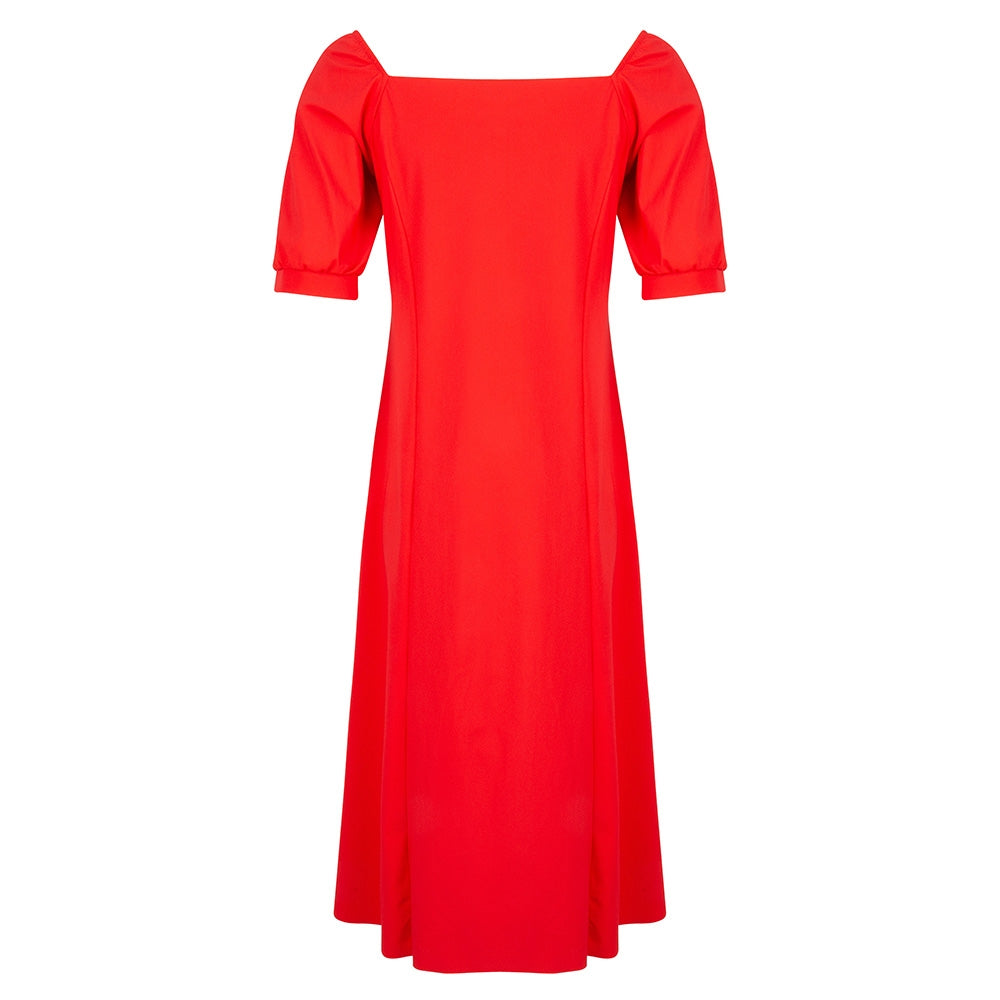 Sara Midi Dress | Red