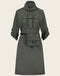 Dress Kasia Technical Jersey | Grey Green