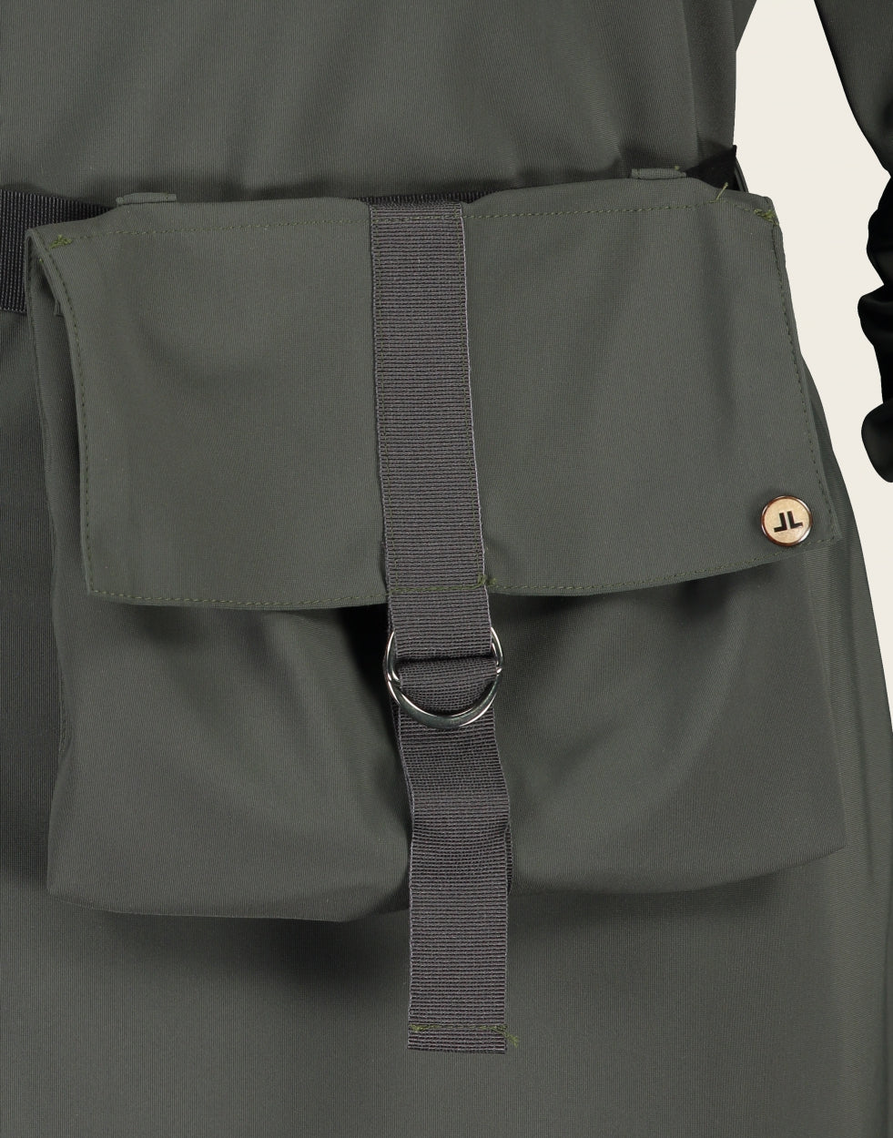 Dress Kasia Technical Jersey | Grey Green