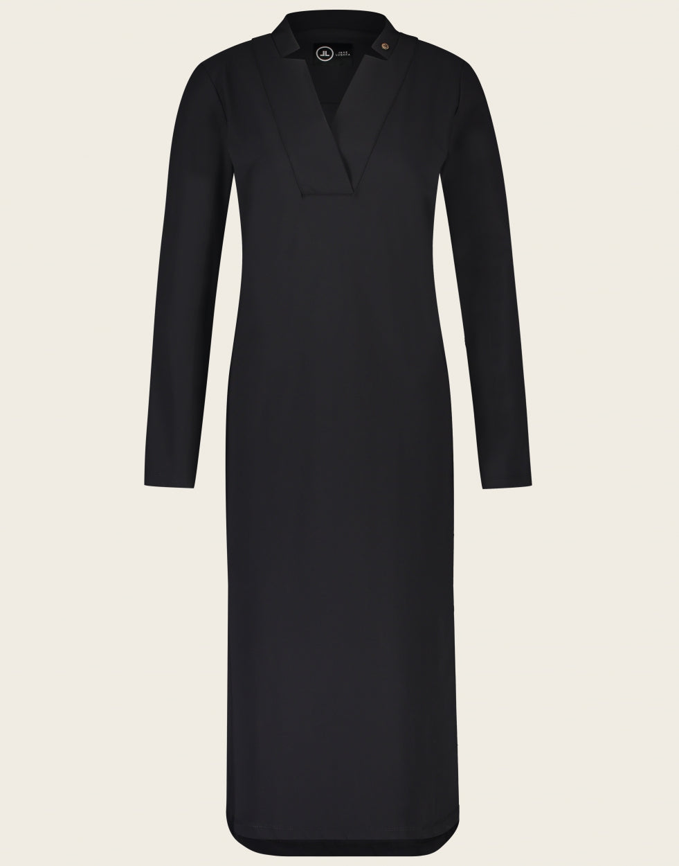 Dress Kelly Long Technical Jersey | Black