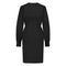 Lizette Dress Technical Jersey | Black