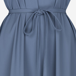 Lizette Dress Technical Jersey | Mid Blue