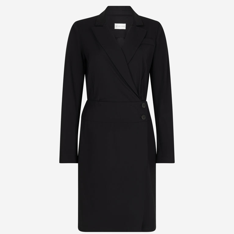 Laura Dress Technical Jersey | Black