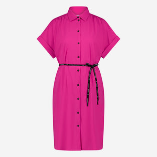 Romy Dress Short Technical Jersey | Cyclamen