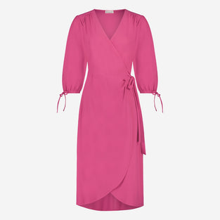 Colinda Dress Technical Jersey | Cyclamen