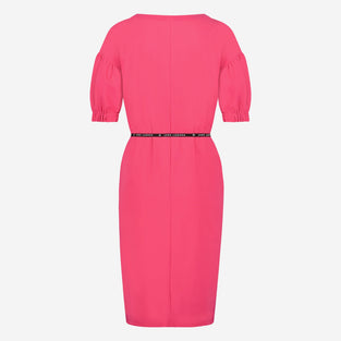 Rene Dress Technical Jersey | Cyclamen