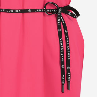 Rene Dress Technical Jersey | Cyclamen