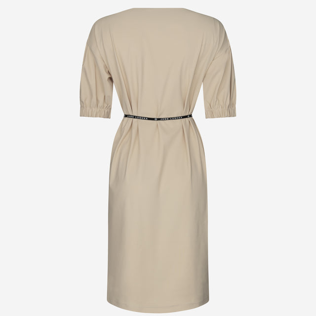 Winny Dress Technical Jersey | Beige