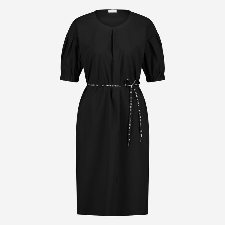 Winny Dress Technical Jersey | Black