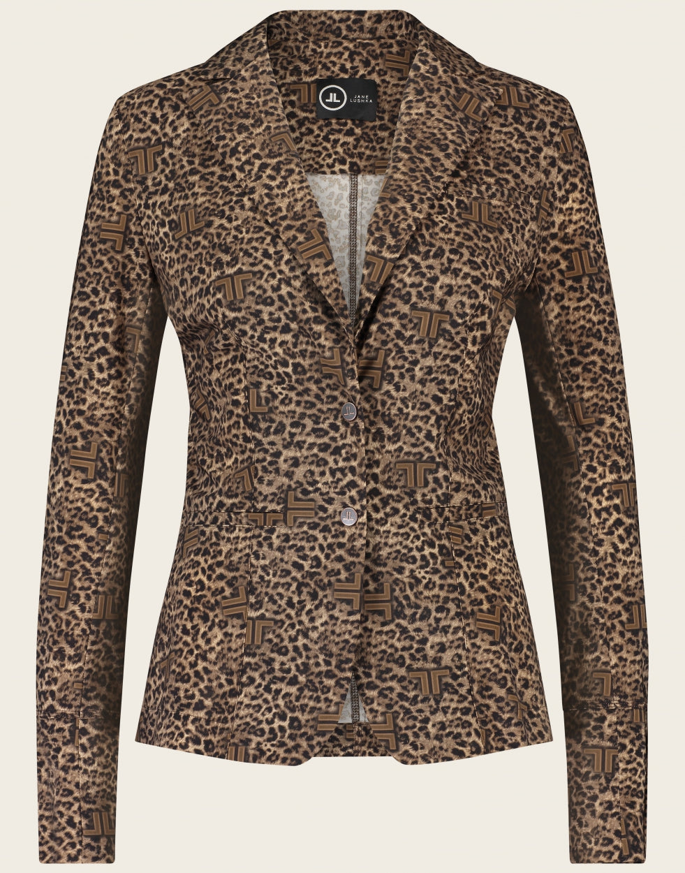 Blazer Sofia Technical Jersey | Animal brown