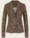 Blazer Sofia Technical Jersey | Animal brown
