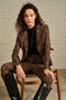 Blazer Sofia Technical Jersey | Animal brown