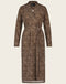 Dress Kelly Long Technical Jersey | Animal brown