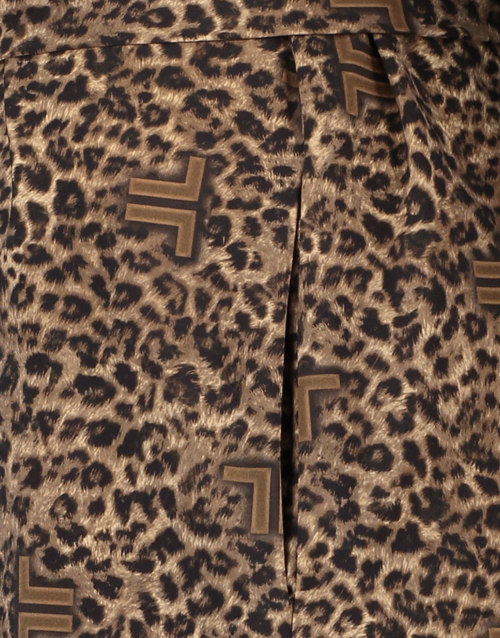 Dress Kelly Long Technical Jersey | Animal brown