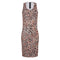 Liz Long Top Animal | Animal Brown