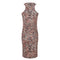 Liz Long Top Animal | Animal Brown