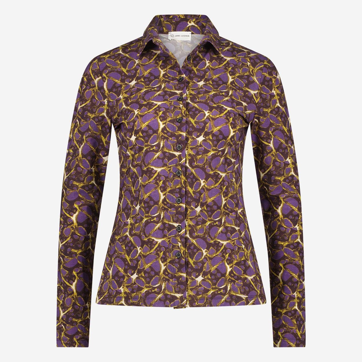 Kikkie Blouse Technical Jersey | Purple
