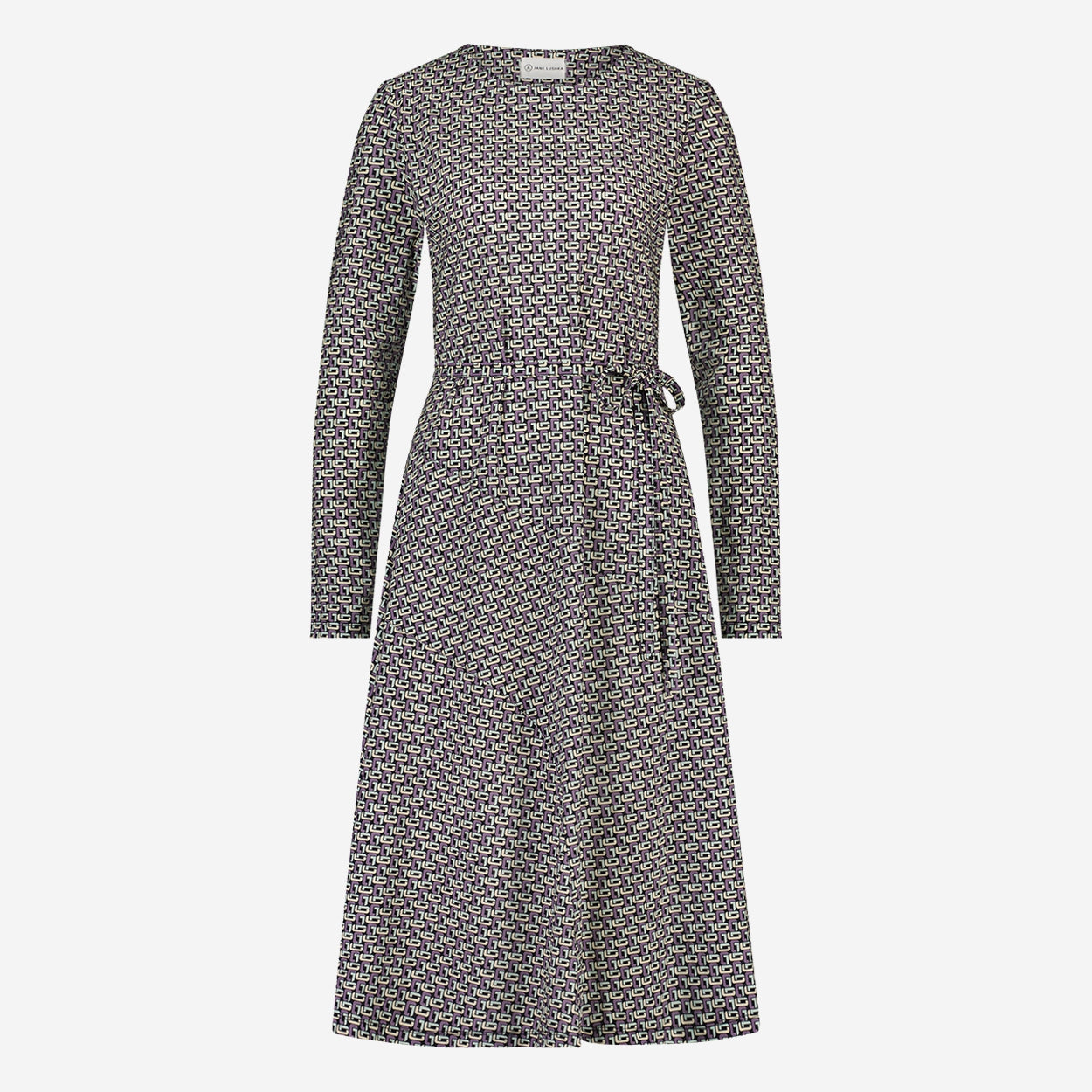 Jessica Dress Short Technical Jersey | Purple Melange