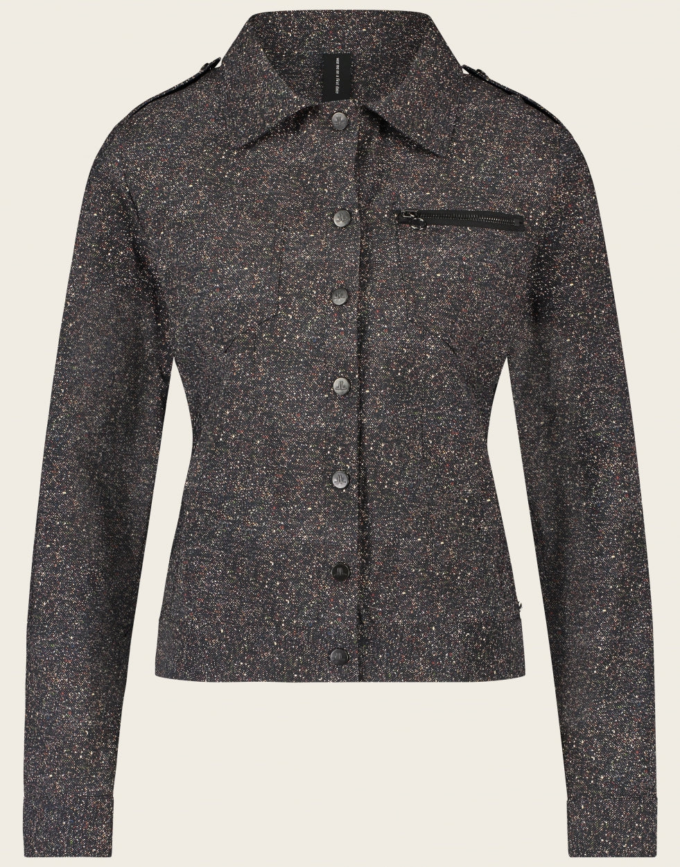 Jacket Riva Technical Jersey | Black Melange