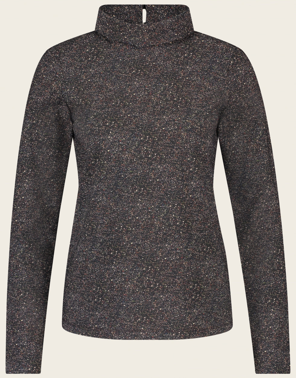 Top Manon Technical Jersey | Black Melange