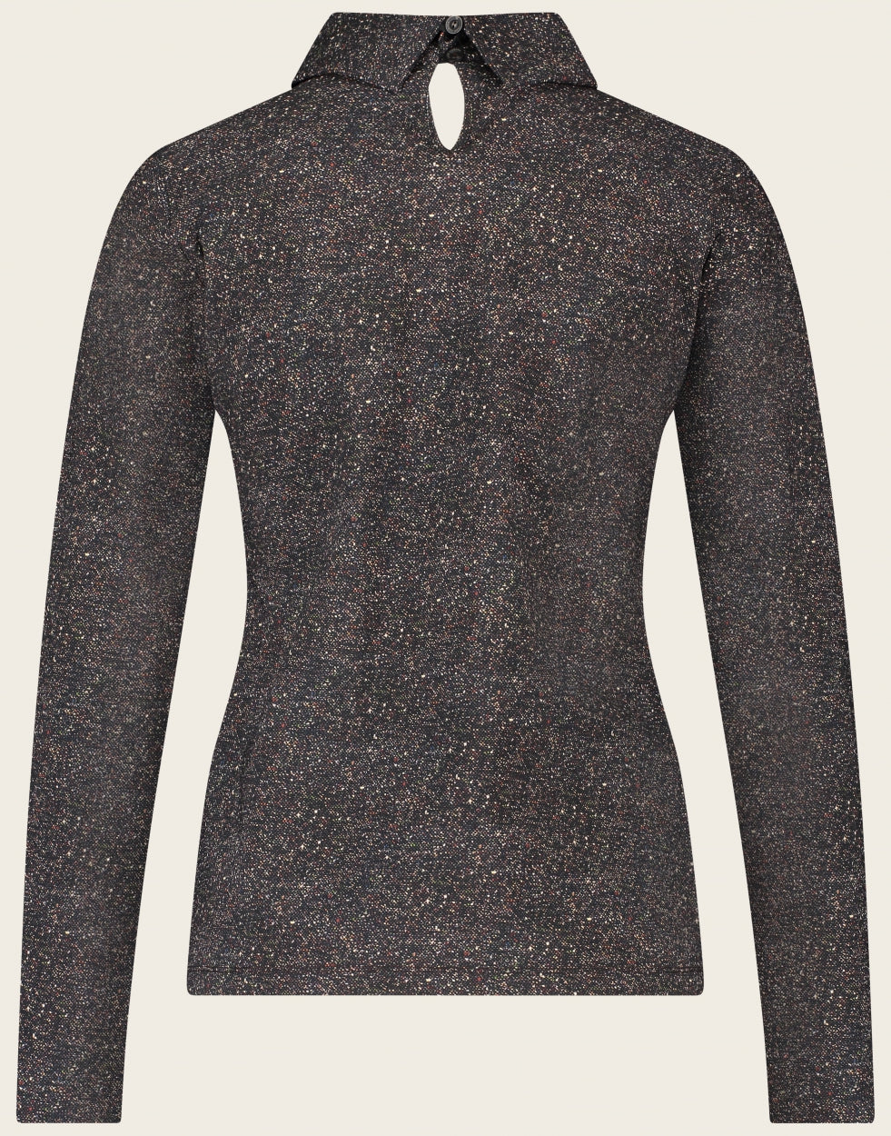 Top Manon Technical Jersey | Black Melange