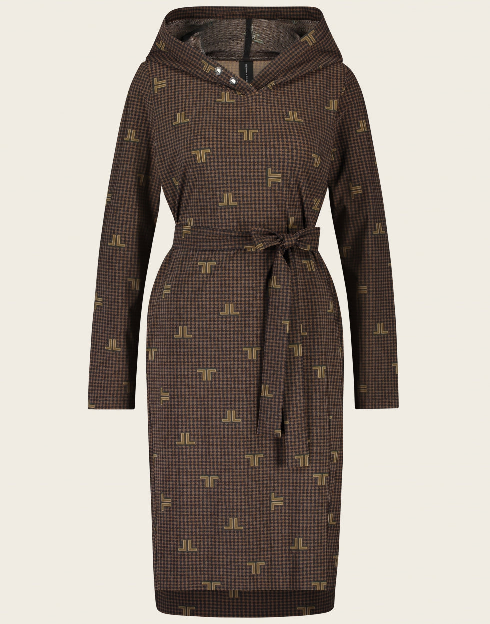 Dress Veronica/L Technical Jersey | Black Green