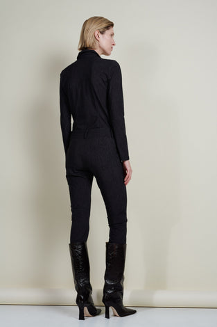 Pants Ingrid Technical Jersey | Black Denim