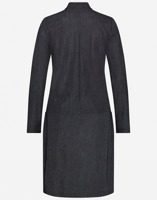 Dress Harper/W Technical Jersey | Black Denim