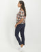 Lois Blouse Flower | White/Red