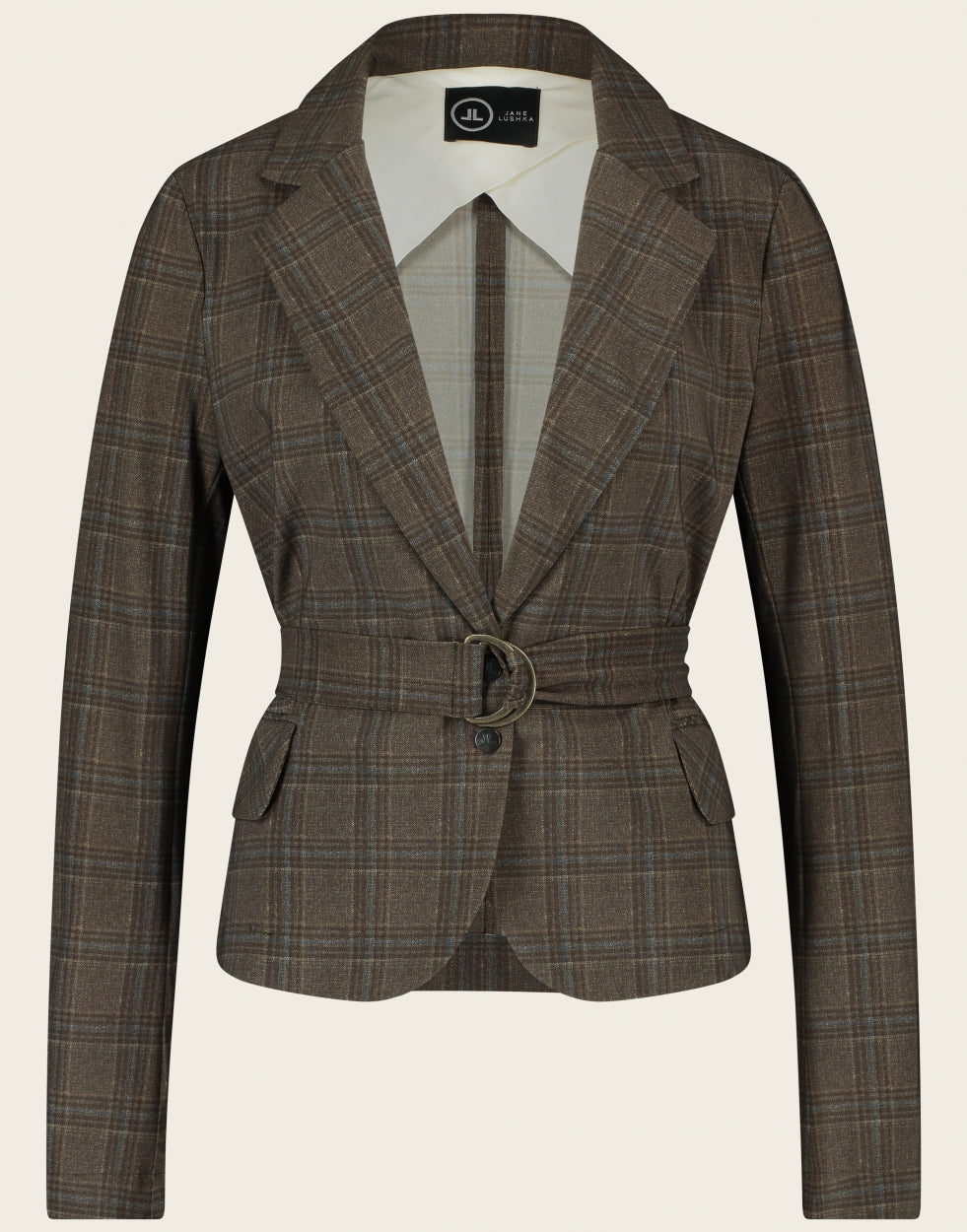 Blazer Atina Check Technical Jersey | Multi Green