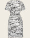 Dress Melanie/2 | White Black