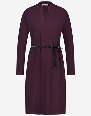 Dress Andre Technical Jersey | Aubergine