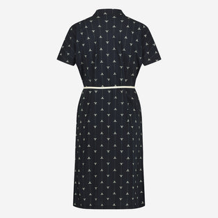 Valencia Dress Technical Jersey | Black