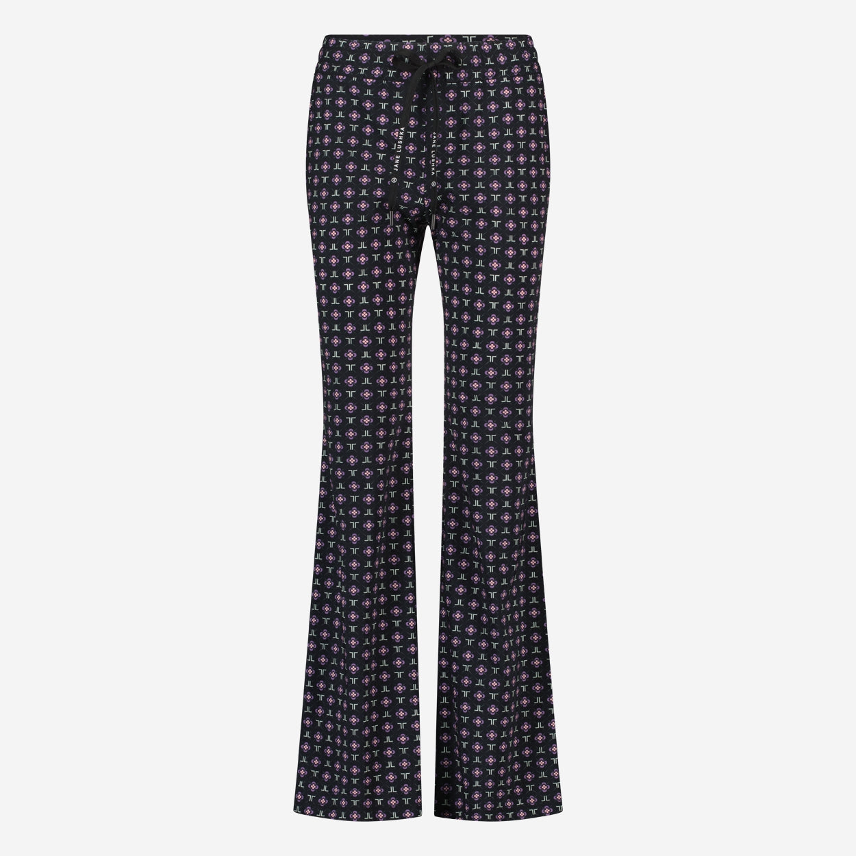 Carola Pants Technical Jersey | Black Purple