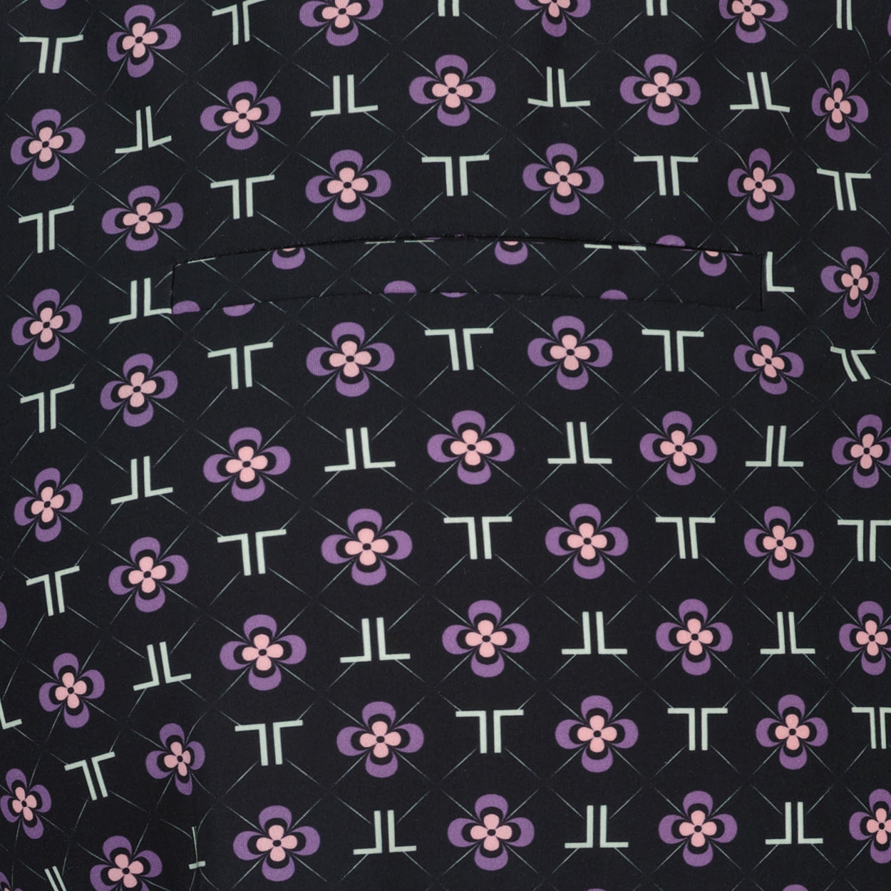 Carola Pants Technical Jersey | Black Purple