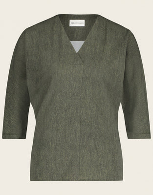 Top Veda Technical Jersey | Green Melange