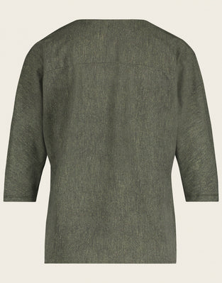Top Veda Technical Jersey | Green Melange