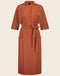 Dress Dakota Long Technical Jersey | Brick