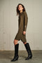 Dress Amalia Technical Jersey | Army